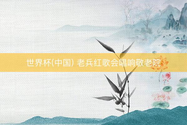 世界杯(中国) 老兵红歌会唱响敬老院