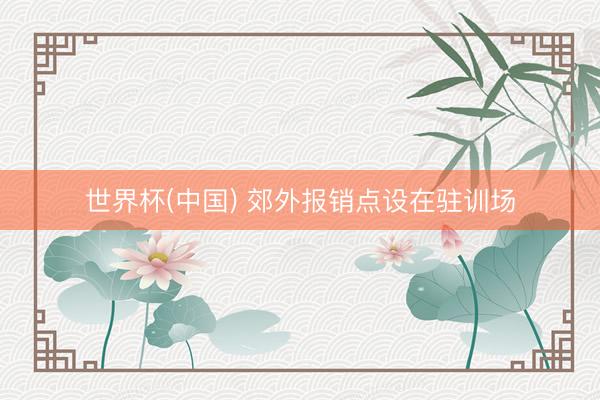 世界杯(中国) 郊外报销点设在驻训场
